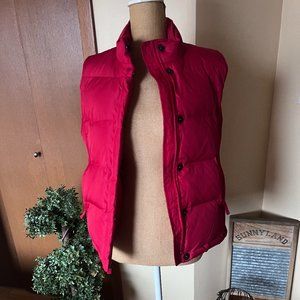 GAP Red Down Puffer Vest
